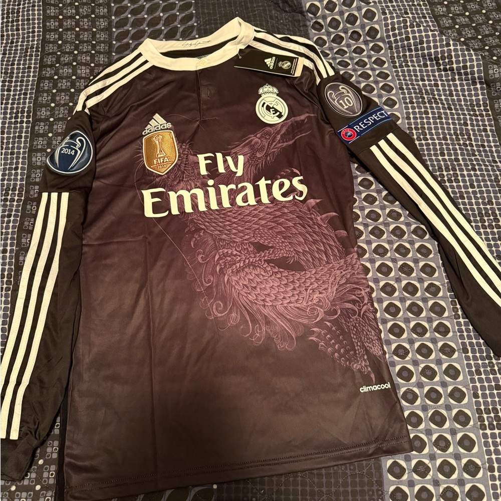 Cr7 cristiano ronaldo brand new soccer jersey real madrid adidas long sleeve